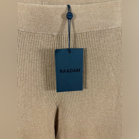Nadaam Ribbed Flare Pant Small Cashmere Silk NWT - Picture 3 of 5
